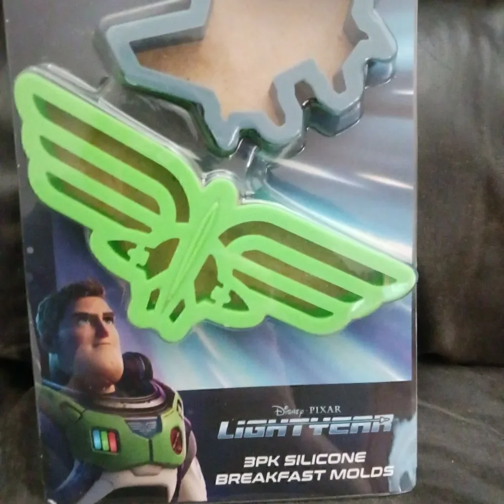 3 for 26 -  3pcs Silicone Breakfast Molds Disney Pixar Lightyear